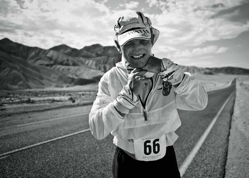 Eberhard Frixe, Badwater Ultramarathon, Death Valley, CA. Photo By Zandy Mangold. ©2013