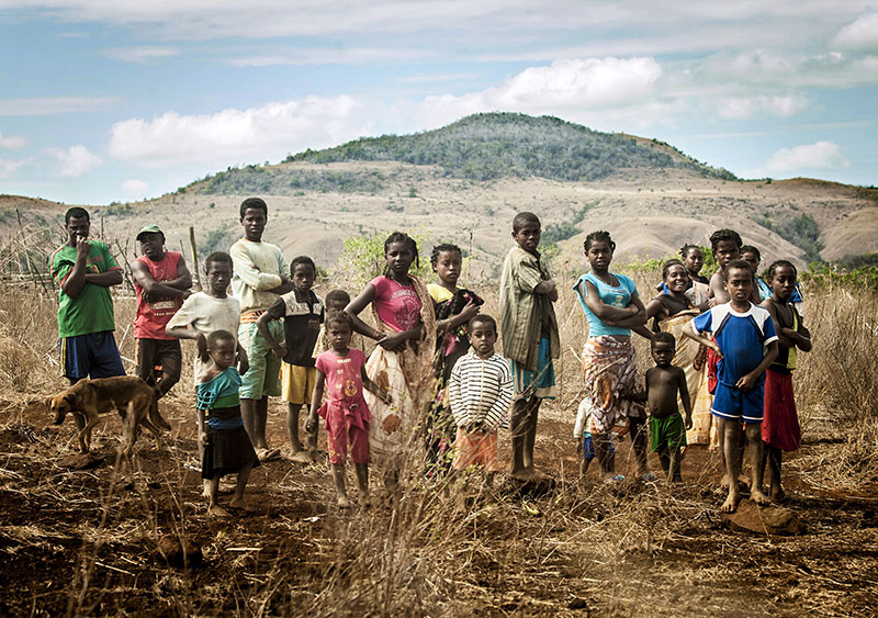 Subsistence Farmers’ Family Portrait, Madagascar. Photo By Zandy Mangold. © 2014